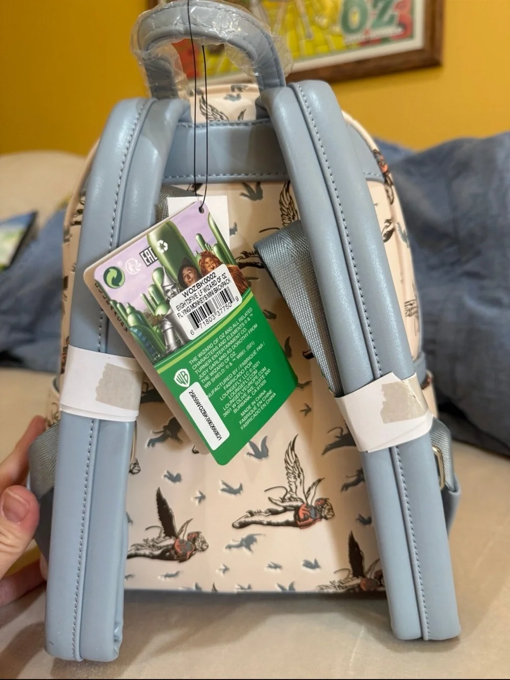 Loungefly Wizard of Oz Flying Monkey Backpack and wallet